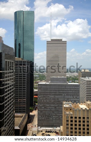 Editorial Use Only: Houston Skyline(Release Information: Editorial Use Only. Use of this image in advertising or for promotional purposes is prohibited.)
