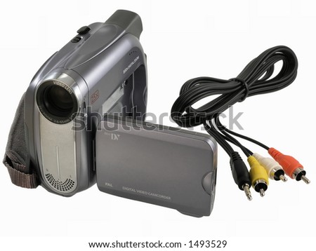 Camcorder and tv-av cable