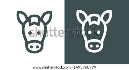 Donkey Symbol Sign Icon Vector