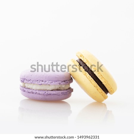 sweet macarons to eat with afternoon tea