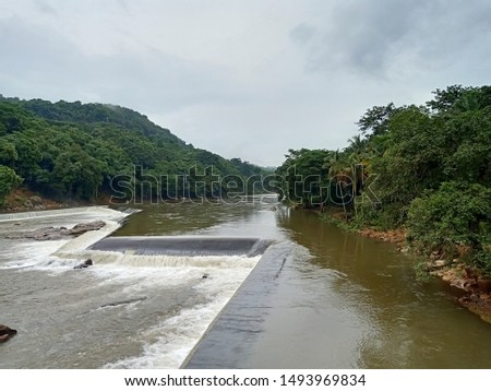 Rain Forest and River Near Athirapilly