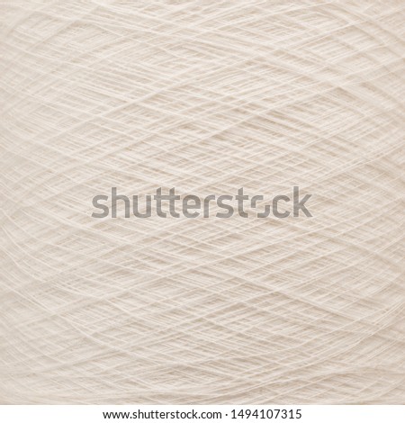 Background of natural cotton thread  	
