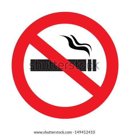 a sign showing no smoking is allowed