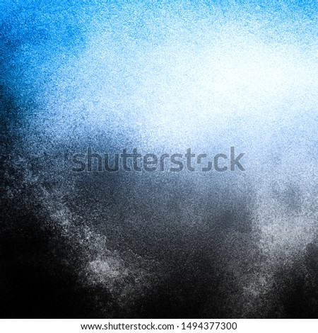 Abstract Grunge Background with Blue to Black Color Transition. Grunge Backdrop for Design. Noise Texture