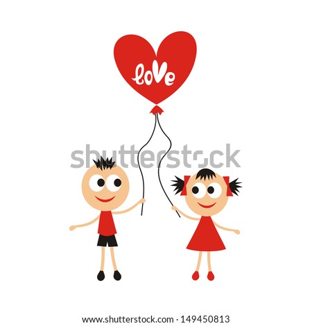 Valentines day card vector illustration