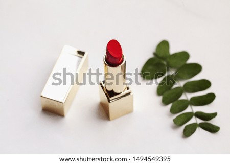 Cosmetics blogger lifestyle pictures. pink colour, greenery, plants, leaves, beauty products, imagery