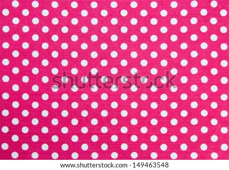Pink Fabric and White Tiny Polka Dots Background Royalty-Free Stock Photo #149463548