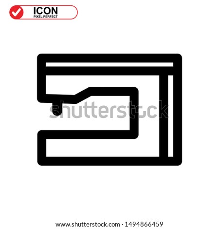 sewing icon isolated sign symbol vector illustration - high quality black style vector icons

