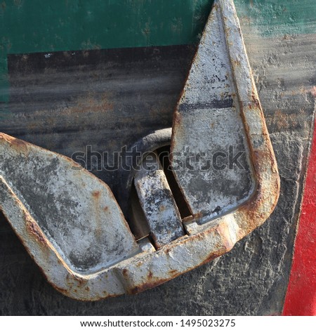 abstract detail of a ship