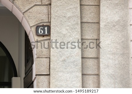 61 house number, concept number 