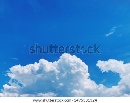 Summer in Japan-Thunderhead and blue sky