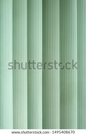 Vertical blinds green. Gradient green