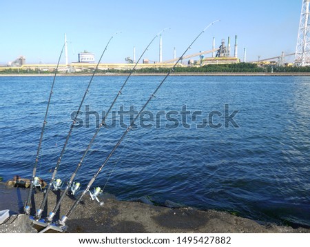 This is a picture of fishing in the sea.