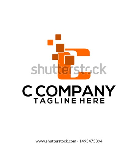 Abstract Letter C Logo Template Vector. Business Logo Concept