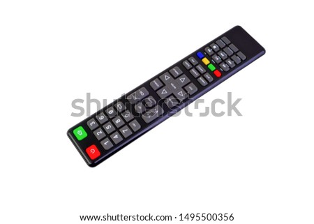 Remote control isolate on white background