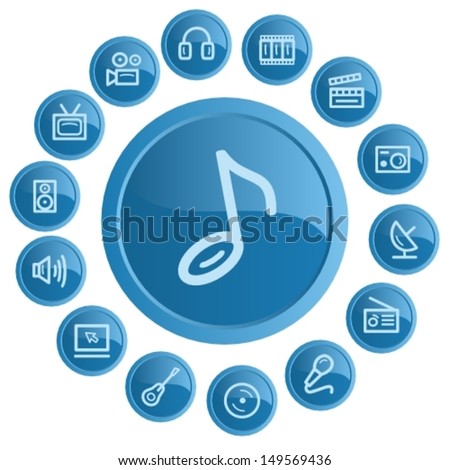 Multimedia button set