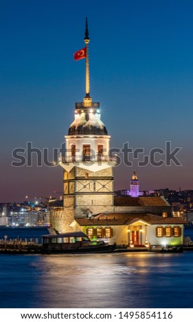 The Maiden's Tower in Istanbul photo
