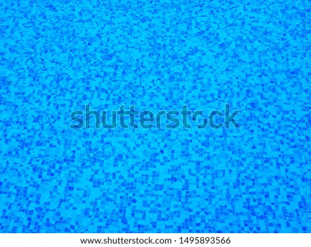 Tile flooring in the swimming pool for background