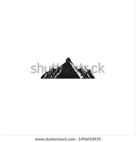 Ice Snow Rocky Mountain, Nature Landscape logo