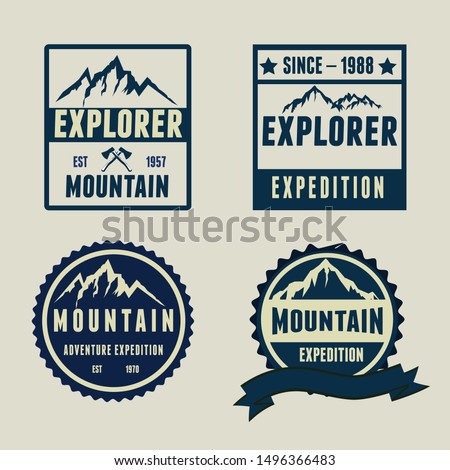 Park Badges Mountain Explorer Logo