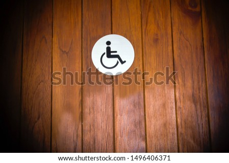 Handicap or Wheelchair person Symbol