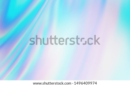 Light BLUE vector blurred shine abstract template. New colored illustration in blur style with gradient. New way of your design.