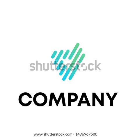 vector logo for technology company