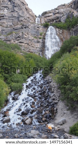waterfall in Provo Utah state
