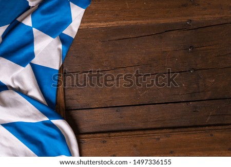 bavaria flag oktoberfest  blue and white