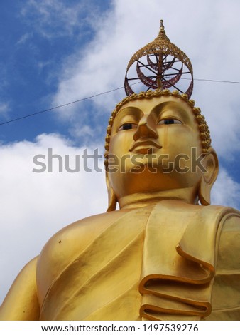 golden Buddha statue in thailand 