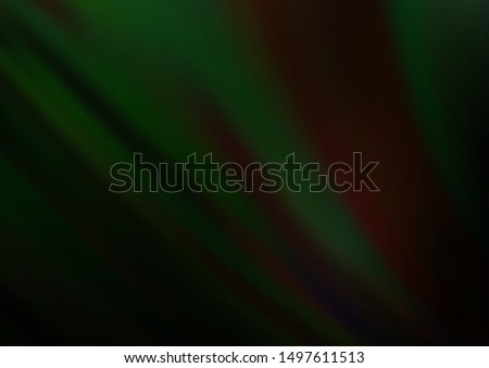 Dark Green vector pattern with lamp shapes. Blurred geometric sample with gradient bubbles.  Brand new design for your ads, poster, banner.