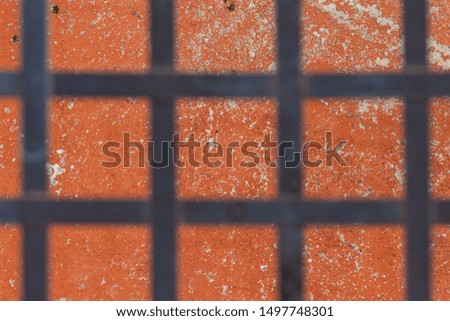 Red background texture with metal lines