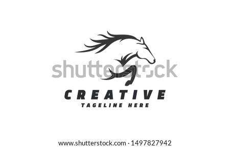 Horse Racing Logo. Vector file