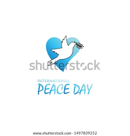 international day of peace design vector