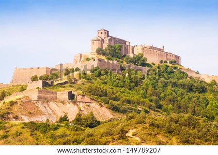 photo of General view of Castle of Cardona. Catalonia, Spain 