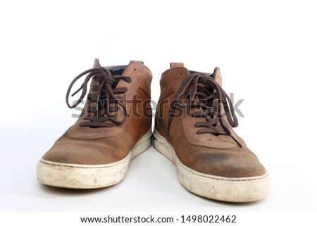 shoes sneakers leather. casual footwears leather.