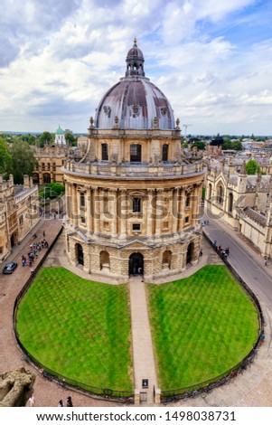 Radcliffe Camera iconic landmark in Oxford, Univerity of Oxford City in Oxfordshire England 