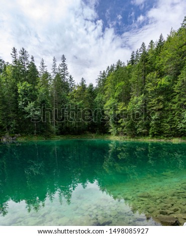 Lake in Alps close to Munich, Germany
