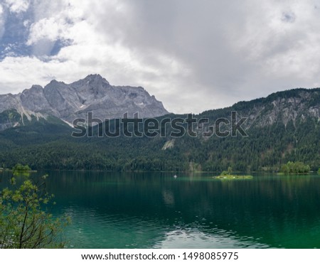 Lake in Alps close to Munich, Germany