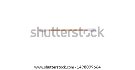 Cotton sticks isolated on the white background Royalty-Free Stock Photo #1498099664