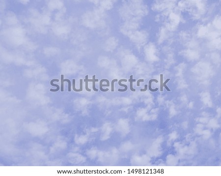 Background soft white clouds, Colorful dramatic sky with many cloud