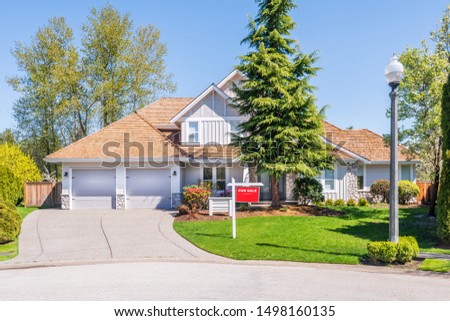 House for sale in Vancouver, Canada.