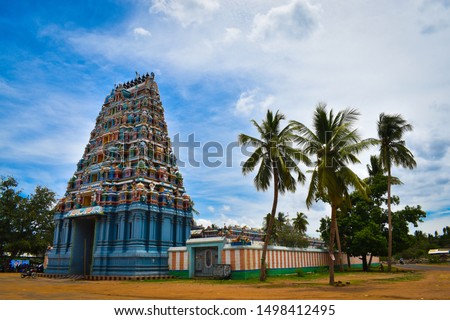 beautiful temple view of hindu mariamman temple pudukkottai kothamangalam