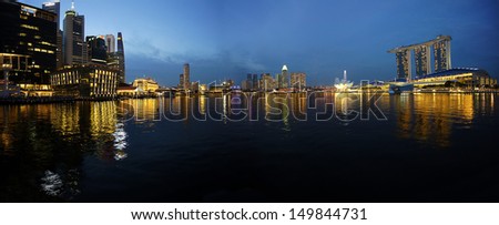 Singapore - Marina Bay - Panorama