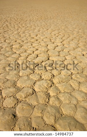 Dry lake bed in the Death Valley National Park, USA