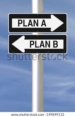 Modified one way signs on planning options 