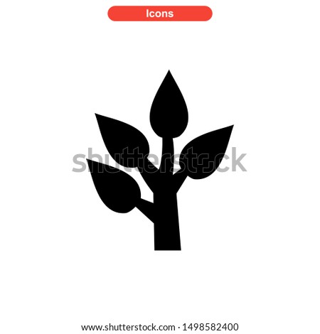 tree icon isolated sign symbol vector illustration - high quality black style vector icons
