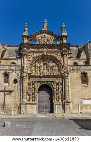Front of the Priory church in El Puerto de Santa Maria, Spain