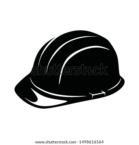 Worker Hat Helmet Protect Vector Royalty-Free Stock Photo #1498616564