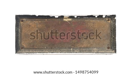 Antique picture frame background with copy space